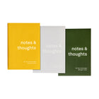 Gry Mattr - Cahiers de notes à couverture souple - Couleurs variées - Paquet de 3-Couverture souple, couleurs variées