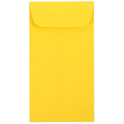 JAM Paper - Enveloppes à monnaie no 7, 3,5 x 6,5 po, papier couleur jaune vif, 100/paquet (1526761G)-Couleur : Jaune