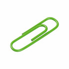 JAM PAPER - Colore norme 1" Trombones, Lime Green, 2 Paquets de 100-Ces trombones colores sont parfaits pour organiser des papiers à la maison, à l'ecole ou au bureau