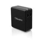 Aluratek – Adaptateur de portatif universel CA 65 W pour Ultrabook/Chromebook, avec 8 embouts-Port de recharge USB 5V/2A