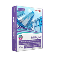 Papiers D’Impression Bold Digital de Xerox, 32 lb., Blanc 500/Ream-500 feuille