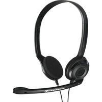 Sennheiser - Casque d’écoute binaural PC 3 porté autour de la tête-Suppression du bruit - grâce au microphone suppresseur de bruit, votre voix est facilement compréhensible sans que vous ayez à crier