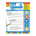 Evan-Moor – Livre d’activités « Daily Language Review » pour l’enseignant, 2e secondaire, compétences linguistiques (EMC2798)-Enfants de 13 à 14 ans, de 2e secondaire