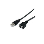 StarTech - Câble de rallonge USB 2.0 A à A - M/F, 10 pi, noir-USB 2.0 - 480 Mbit/sec.