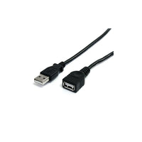 StarTech - Câble de rallonge USB 2.0 A à A - M/F, 10 pi, noir-USB 2.0 - 480 Mbit/sec.