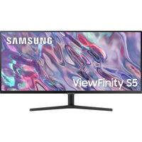 Samsung - ViewFinity S5 34" avec résolution Ultra WQHD 21:9-Résolution 34 po 3 440 x 1 440, type de panneau VA