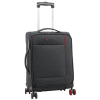 Air Canada - Valise à roulettes souple de 20 po Omni Collection - Charbon-Construction en polyester 600D 2 tons pour plus de durabilité et de style