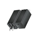 Lenovo - Adaptateur 65W USB-C GaN-Conception ultra-portable avec une prise pliable pour un rangement facile