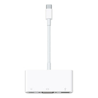 Apple – Adaptateur USB-C vers VGA multiport-Il suffit de brancher l'adaptateur au port USB-C de votre Macbook et ensuite à votre téléviseur ou projecteur au moyen d'un câble VGA (vendu en sus)