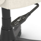 Bush Business Furniture Arden Lane Mid Back Chaise De Bureau Touffetée, Crème (CH2301CRF-03)-Inclinaison et tension réglables de la chaise réglez le taux et la facilité d'inclinaison; tilt lock place la chaise en position verticale