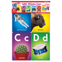 TREND enterprises, Inc. - Ensemble d'apprentissage ABC Photo Fun-Exemples photographiques de lettres en anglais