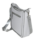 Nicci - Sac à bandoulière zippé de taille moyenne avec sangle web - Gris-Gris - Polyuréthane