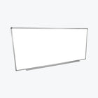 Tableau blanc magnétique mural Luxor 96 "x 40"-Le tableau blanc magnétique mural de 96 "x 40" de Luxor est fabriqué en acier robuste et peint entouré d'un cadre en aluminium. Il dispose d'une surface d'écriture magnétique pour plus de polyvalence. Le tableau blanc comprend également un plateau d'accessoires amovible de deux pouces pour contenir des marqueurs et des gommes à effacer à sec.