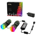 Twinkly - Strings 250 lumières LED intelligentes multicoloures avec fil vert-LED RVB multicoloures - 16 millions de couleurs