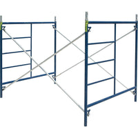 Échafaudages, Matériau du cadre - Acier, Hauteur hors tout - 60", Profondeur hors tout - 84", Hauteur - 60", Longueur - 84-1
