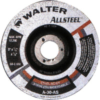 Walter Surface Technologies - Meule À Moyeu Déporté Allsteel Xtra, paquet de 36-Dimension de l'arbre 7/8po