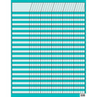 Tableau d'incitation Turquoise pour presse pédagogique créative, 17" x 22", paquet de 6-Gardez une trace de leurs progrès avec un tableau d'incitation