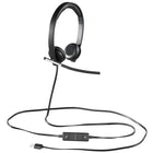 Logitech – Casque stéréo H650e 981-000518-ECM bi-directionnel