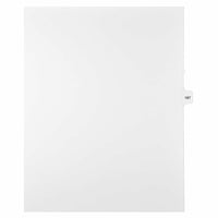 Mark Maker – Onglets séparateurs juridiques blancs, 1/15 onglets, format lettre, sans trous, numéro 187, 25/paquet-Onglets séparateurs blancs, 1/15 onglets
