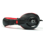 Casque d'écoute supra-auriculaire stéréo 3,5 mm de Marvo avec micro et contrôle du volume-Contrôle du volume sur l'oreille