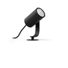 Philips - Hue Extension de projecteur d'extérieur Lily Blanc et Couleur, Noir-Puissance : 8 W