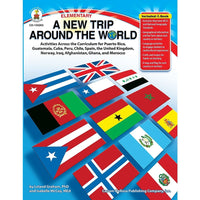 Livre numérique : Carson Dellosa - A New Trip Around the World, 104263-EB, maternelle à 5e année-Vous recevrez deux courriels : le premier confirmant la totalité de votre commande et le second comportant un lien de téléchargement. Vous pourrez utiliser le lien de téléchargement immédiatement ou plus tard, comme vous le voulez.