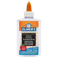 Elmer's - Colle d'école lavable, 147 ml, incolore (60305Q)-Colle liquide