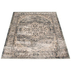 ECARPETGALLERY - Tapis Oregon Tabriz Bleu, Ivoire 3'11" x 5'11"-Tissé A La Machine Turquie