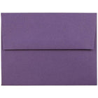 JAM Paper Enveloppes pour invitations à fermeture gommée, 4 3/8 x 5 3/4 po, violet foncé, 100/paquet-Violet foncé