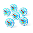 Hand2Mind - Horloge numberline : Ensemble de luxe de 6-horloge d'enseignement pour l'apprentissage des enfants : Lorsque vous magasinez pour votre élève de la maternelle ou du préscolaire, notre horloge de ligne numérique est doit avoir pour les enfants fournitures scolaires à l'approche de la nouvelle année scolaire.