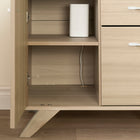 South Shore - Helsy Credence 2 tiroirs avec portes Orme naturel-Vous devez assembler le meuble et les outils ne sont pas compris dans la boite.