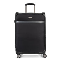Bugatti -  Nashville -Bagage hybride rigide/souple  de 25 -25 po - Noir-noir / Hybride (Polyester et Polypropylène)