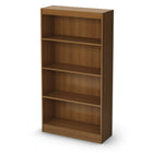 South Shore - Axess - Étagère 4 tablettes - Cerisier morgan-étagère polyvalente : cette bibliothèque à découpe rectiligne est simple et polyvalente. Elle s’agencera facilement avec le décor de votre salon, de votre sous-sol ou d’une chambre à coucher.