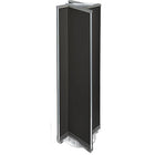 Azar Displays – Présentoir rotatif à panneaux perforés, 13,5 x 60 po, noir (700460-BLK)-En acrylique noir