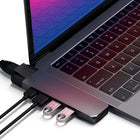 Satechi Hub USB-C Pro Adaptateur avec Ethernet - Gris sidéral-1 x HDMI port - up to 4K 30Hz