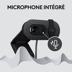 	 Logitech Brio 100 webcam Full HD pour réunions/streaming, équilibre auto de l'éclairage micro intégré - Graphite-Simple et prête à l'emploi: la caméra Brio 100 fonctionne avec la plupart des plates-formes d'appels vidéo, dont Microsoft Teams, Zoom et Google Meet
