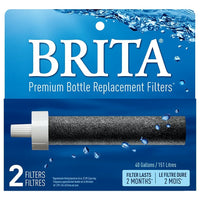 Filtres de rechange pour bouteilles à eau Brita, paq./2-2/paquet