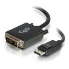 C2G – Adaptateur convertisseur actif DisplayPort mâle vers DVI mâle, 3 pi, noir (54328)-Couleur : noir