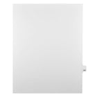 Mark Maker – Onglets séparateurs juridiques blancs, 1/25 onglets, format lettre, sans trous, numéro 144, 25/paquet-Onglets séparateurs blancs, 1/25 onglets