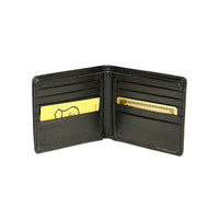 Ashlin – Portefeuille Bernard à deux volets anti-RFID, noir, (RFID5728-00-01)-Le modèle parfait pour contenir toutes les cartes de crédit que vous pouvez transporter.