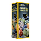National Geographic - Rock Tumbler Jasper Mix Refill - Édition anglaise-Jasper de neuf variétés : Mookaite, Kabamba, Zebra, Picture, Red, Dalmatien, Green Zebra, Polychrome, Yellow (1lb au total)