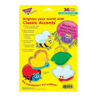 Trend Enterprises 6" Bright Bugs Classic Accents Variety Pack, 108 Pack-Utilisations infinies - Cartes postales et invitations, cartes mémoire et pièces de jeu, définition d'objectifs et graphiques