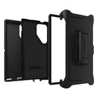 OtterBox - Defender Coque pour Samsung Galaxy S24 Ultra - Noir-Un revêtement extérieur en caoutchouc robuste assure une adhérence résistante aux chutes