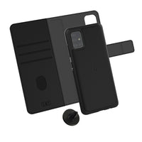 Lbt Samsung A51 Switch Wallet Case - noir-Aimant détachable: L'étui intérieur et le portefeuille sont faciles à combiner et peuvent être retirés avec la même facilité grâce à l'aimant.