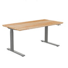 DecentLiving - Bureau assis/debout - 60 L x 30 W po - érable massif-Bureau en noyer/érable dur de qualité supérieure