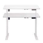 Ezywork - Bureau assis-debout électrique - 48" x 24" - Blanc-Couleur blanche