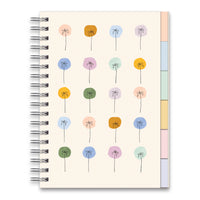 Studio Oh! - Palmiers et pois Carnet Edith - 9.30" x 6.80" - Couleur assortie-192 pages