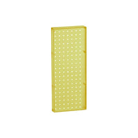 Azar Displays – Panneau mural à un côté avec panneau perforé 20 x 8 po, jaune translucide, 2/paquet (770820-YEL)-Pour surfaces planes