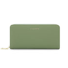 Champs - Portefeuille zippé RFID - Vert-Bracelet amovible