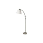 Dainolite – Lampe de sol réglable avec abat-jour blanc, 61 x 28 x 11 po, chrome satiné (DM2578-F-SC)-Lampe de sol